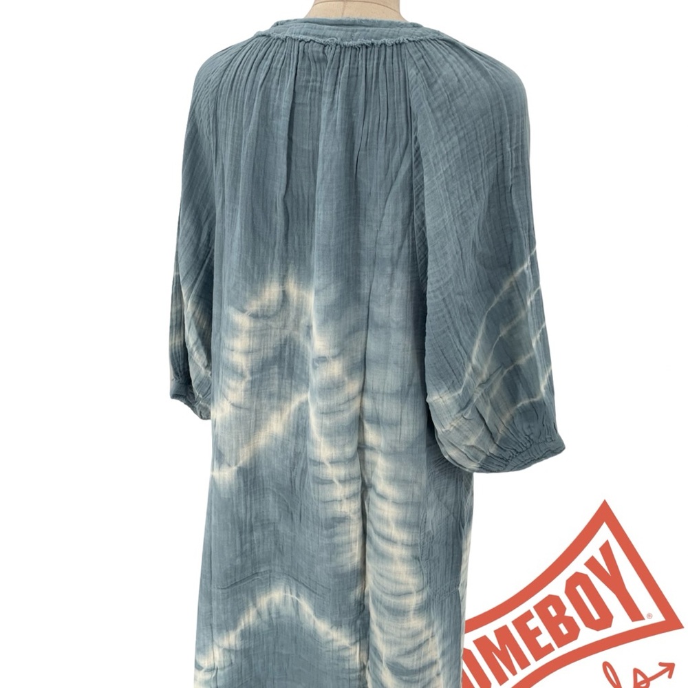 Women's High Low Dress - Blue - Picture 2 of 5